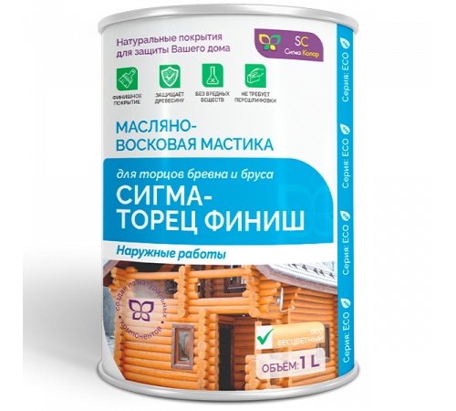 Купить МАСЛЯНО-ВОСКОВАЯ МАСТИКА «СИГМА-ТОРЕЦ ФИНИШ» в Ноябрьске, Ямало-Ненецкий автономный округ